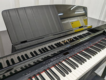 Load image into Gallery viewer, Yamaha Clavinova CLP-440 Digital Piano and stool in glossy black stock no. 22385