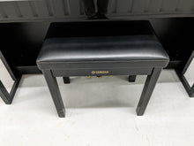 Load image into Gallery viewer, Yamaha Clavinova CLP-440 Digital Piano and stool in glossy black stock no. 22385