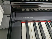 Load image into Gallery viewer, Yamaha Clavinova CLP-440 Digital Piano and stool in glossy black stock no. 22385