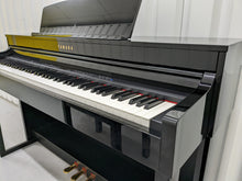 Load image into Gallery viewer, Yamaha Clavinova CLP-440 Digital Piano and stool in glossy black stock no. 22385