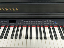 Load image into Gallery viewer, Yamaha Clavinova CLP-440 Digital Piano and stool in satin black stock no. 22379