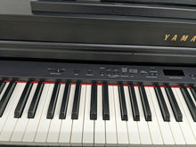 Load image into Gallery viewer, Yamaha Clavinova CLP-440 Digital Piano and stool in satin black stock no. 22379