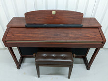 Load image into Gallery viewer, Yamaha Clavinova CLP-170 Digital Piano with stool in mahogany stock nr 22373