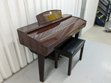 Load image into Gallery viewer, YAMAHA CLAVINOVA CVP-309PM DIGITAL PIANO + STOOL IN GLOSSY MAHOGANY stock 22371