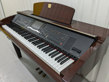 Load image into Gallery viewer, YAMAHA CLAVINOVA CVP-309PM DIGITAL PIANO + STOOL IN GLOSSY MAHOGANY stock 22371