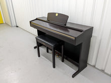 Load image into Gallery viewer, Yamaha Clavinova CLP-115 Digital Piano and stool in rosewood stock number 22388