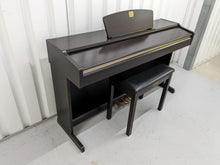 Load image into Gallery viewer, Yamaha Clavinova CLP-115 Digital Piano and stool in rosewood stock number 22388