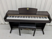 Load image into Gallery viewer, Yamaha Clavinova CLP-115 Digital Piano and stool in rosewood stock number 22388
