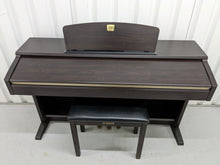 Load image into Gallery viewer, Yamaha Clavinova CLP-120 Digital Piano and stool in rosewood stock # 22374
