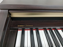 Load image into Gallery viewer, Yamaha Clavinova CLP-120 Digital Piano and stool in rosewood stock # 22374
