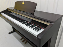 Load image into Gallery viewer, Yamaha Clavinova CLP-120 Digital Piano and stool in rosewood stock # 22374