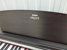 Load image into Gallery viewer, Yamaha Arius YDP-135 digital piano and stool in rosewood stock # 22392