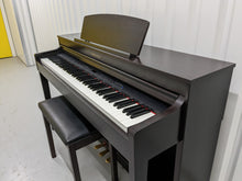 Load image into Gallery viewer, Yamaha Clavinova CLP-440 Digital Piano and stool in dark rosewood stock no. 22393