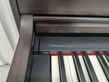 Load image into Gallery viewer, Yamaha Clavinova CLP-440 Digital Piano and stool in dark rosewood stock no. 22393