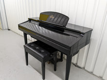 Load image into Gallery viewer, Yamaha Clavinova CVP-109PE Digital Piano in glossy polished black stock # 22400