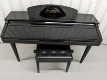 Load image into Gallery viewer, Yamaha Clavinova CVP-109PE Digital Piano in glossy polished black stock # 22400