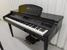 Load image into Gallery viewer, Yamaha Clavinova CVP-109PE Digital Piano in glossy polished black stock # 22400