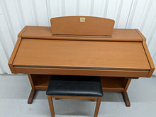 Load image into Gallery viewer, Yamaha Clavinova CVP-204 in cherry wood with matching stool. stock nr 22395