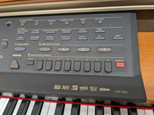 Load image into Gallery viewer, Yamaha Clavinova CVP-204 in cherry wood with matching stool. stock nr 22395