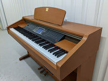 Load image into Gallery viewer, Yamaha Clavinova CVP-204 in cherry wood with matching stool. stock nr 22395