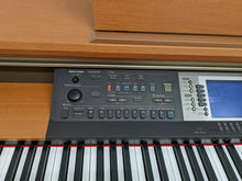 Load image into Gallery viewer, Yamaha Clavinova CVP-204 in cherry wood with matching stool. stock nr 22395