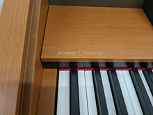Load image into Gallery viewer, Yamaha Clavinova CVP-204 in cherry wood with matching stool. stock nr 22395