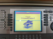 Load image into Gallery viewer, Yamaha Clavinova CVP-204 in cherry wood with matching stool. stock nr 22395