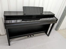 Load image into Gallery viewer, Yamaha Clavinova CLP-625PE digital piano gloss black polished ebony stock #22410