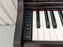 Load image into Gallery viewer, Yamaha clavinova CLP-525 digital piano and stool in dark rosewood stock # 22414