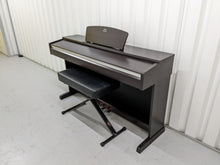 Load image into Gallery viewer, Yamaha Arius YDP-135 digital piano and stool in dark rosewood stock # 22408
