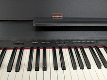 Load image into Gallery viewer, Roland DP90 digital slim line space saving piano in satin black stock # 22411
