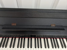 Load image into Gallery viewer, Roland DP90 digital slim line space saving piano in satin black stock # 22411