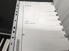 Load image into Gallery viewer, Kawai CA17 concert artist Digital Piano in satin black colour stock number 22419