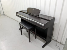 Load image into Gallery viewer, Yamaha Arius YDP-141 digital piano and stool in rosewood stock # 22413