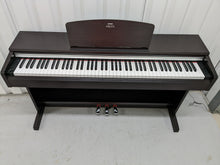 Load image into Gallery viewer, Yamaha Arius YDP-141 digital piano and stool in rosewood stock # 22413