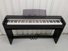 Load image into Gallery viewer, Casio Privia PX-730 Compact slimline Digital Piano in satin black. Stock no 22416