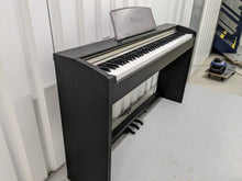 Load image into Gallery viewer, Casio Privia PX-730 Compact slimline Digital Piano in satin black. Stock no 22416