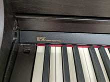 Load image into Gallery viewer, Roland HP-505 Digital Piano and stool in dark rosewood wooden action keys  Stock  nr 22439