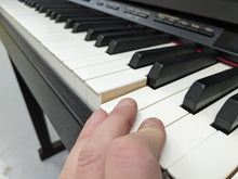 Load image into Gallery viewer, Roland HP-505 Digital Piano and stool in dark rosewood wooden action keys  Stock  nr 22439