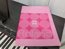 Load image into Gallery viewer, Roland HP-505 Digital Piano and stool in dark rosewood wooden action keys  Stock  nr 22439
