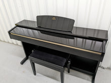 Load image into Gallery viewer, Yamaha Arius YDP-C71PE Digital Piano in polished ebony glossy black stock #22422
