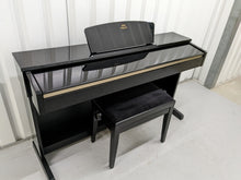 Load image into Gallery viewer, Yamaha Arius YDP-C71PE Digital Piano in polished ebony glossy black stock #22422