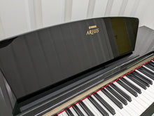 Load image into Gallery viewer, Yamaha Arius YDP-C71PE Digital Piano in polished ebony glossy black stock #22422