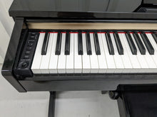 Load image into Gallery viewer, Yamaha Arius YDP-C71PE Digital Piano in polished ebony glossy black stock #22422