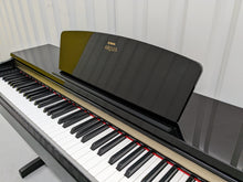 Load image into Gallery viewer, Yamaha Arius YDP-C71PE Digital Piano in polished ebony glossy black stock #22422