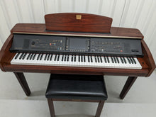Load image into Gallery viewer, YAMAHA CLAVINOVA CVP-307 DIGITAL PIANO + STOOL IN MAHOGANY stock 22428
