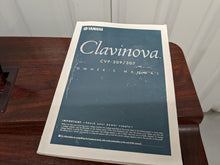 Load image into Gallery viewer, YAMAHA CLAVINOVA CVP-307 DIGITAL PIANO + STOOL IN MAHOGANY stock 22428