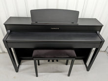 Load image into Gallery viewer, Yamaha Clavinova CLP-545 in satin black with stool. stock nr 22426