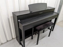 Load image into Gallery viewer, Yamaha Clavinova CLP-545 in satin black with stool. stock nr 22426