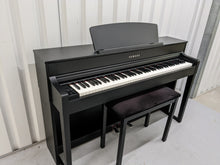 Load image into Gallery viewer, Yamaha Clavinova CLP-545 in satin black with stool. stock nr 22426